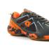 Apacs Cushion Power SP-609-YS Grey Orange Badminton Shoes With Improved Cushioning